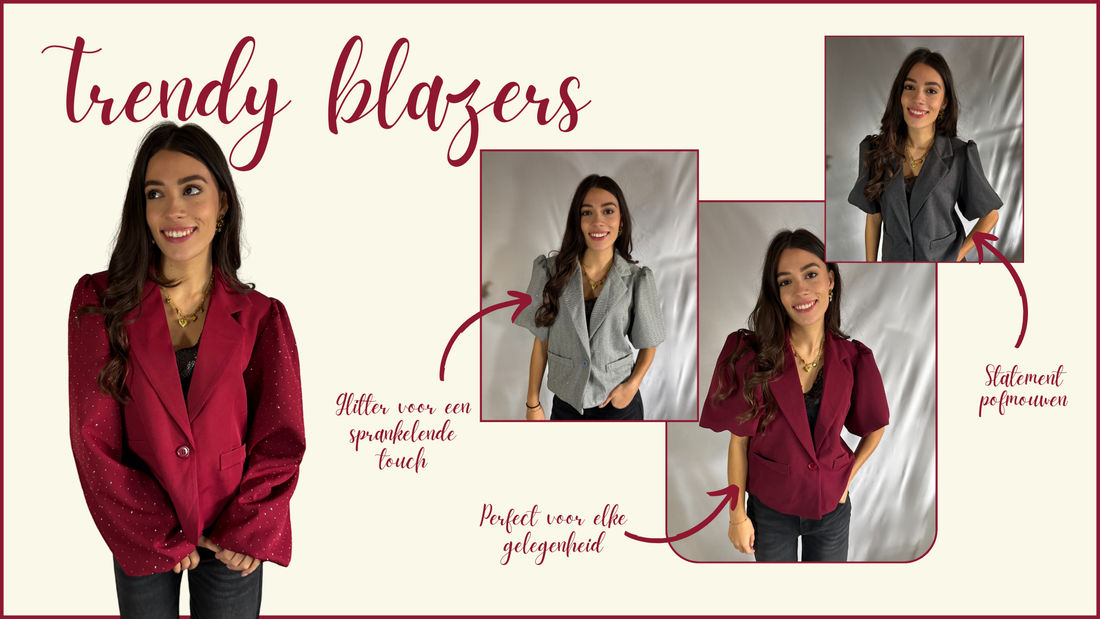 Shine Bright: Trendy glitterblazers voor elke gelegenheid