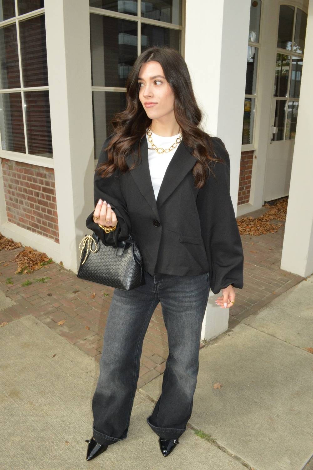 The Office Look Blazer | Zwart