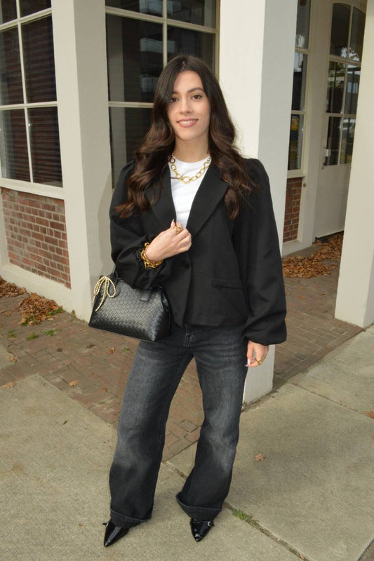 The Office Look Blazer | Zwart