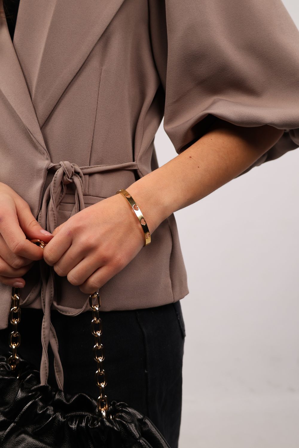hartjes armband | Goud