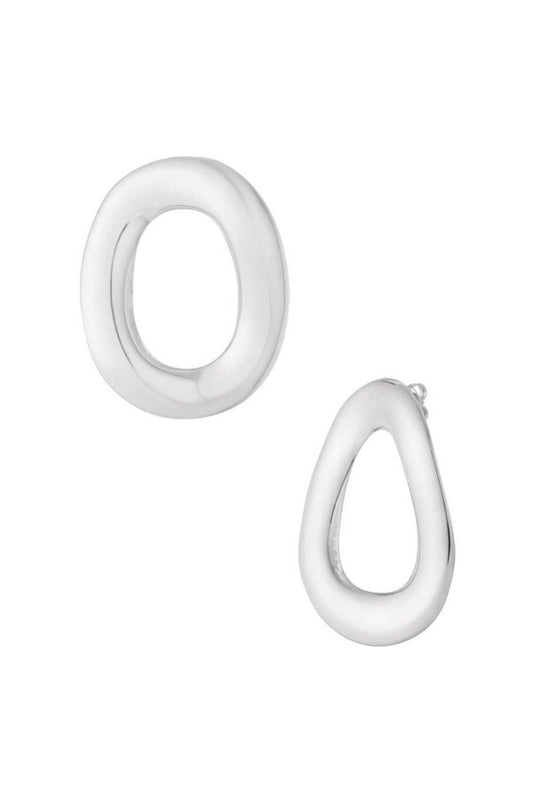 Statement oorbellen | Zilver