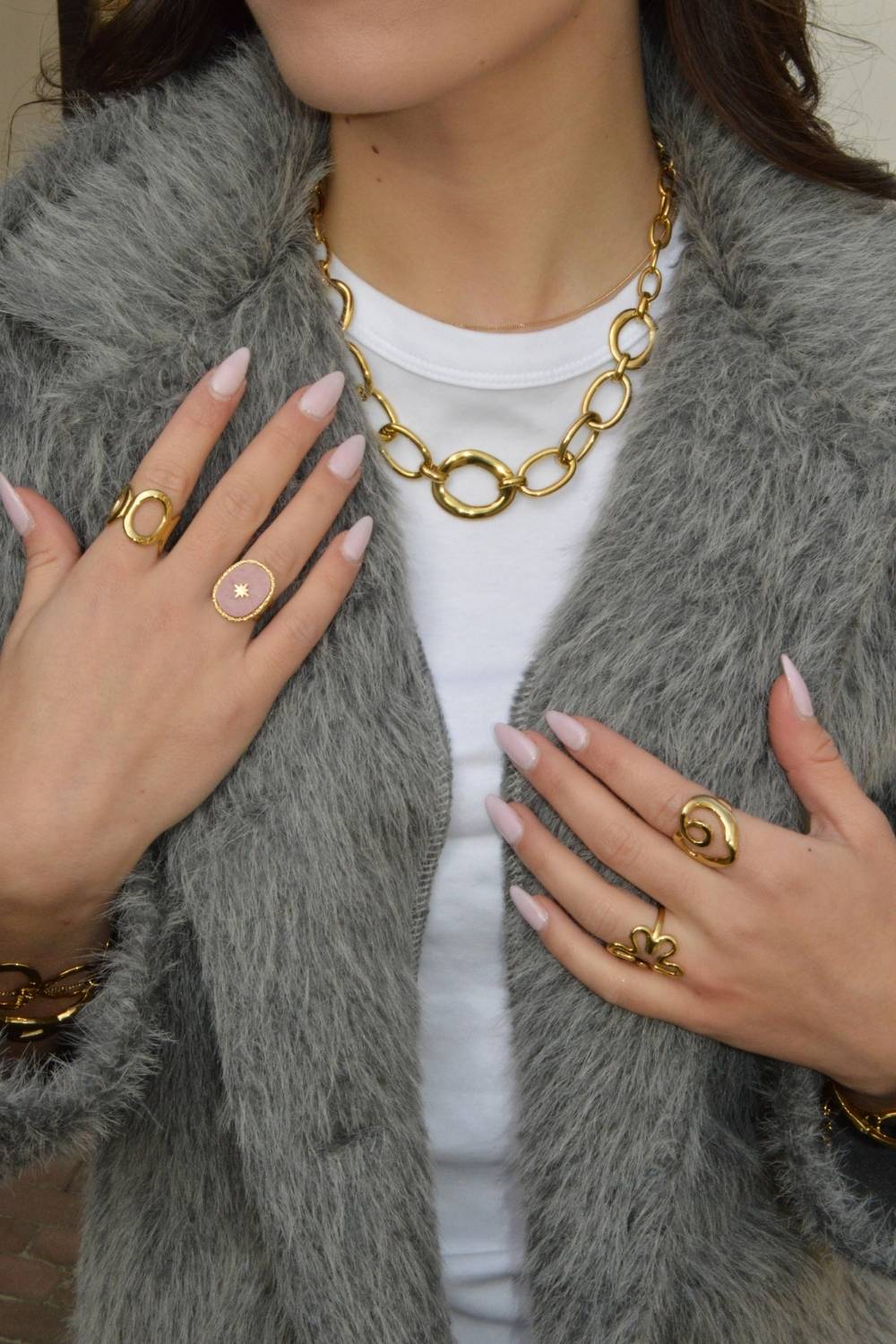 Statement Chain Ketting | Goud