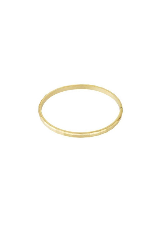 Geometric bangle armband | Goud