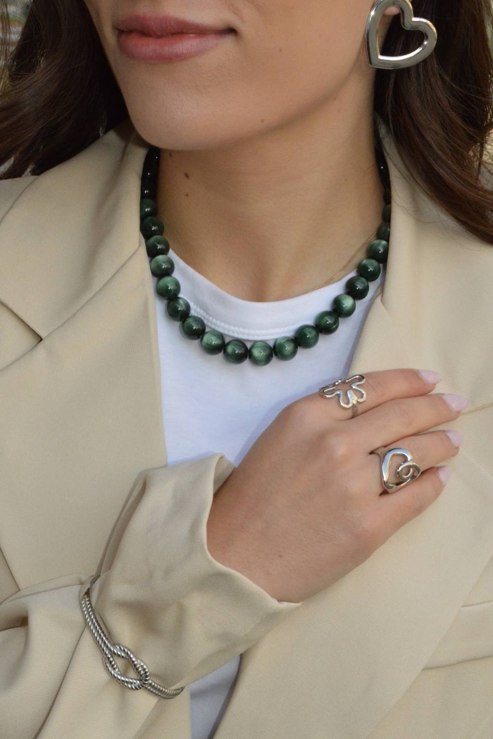 Twisted Knot Armband | Zilver