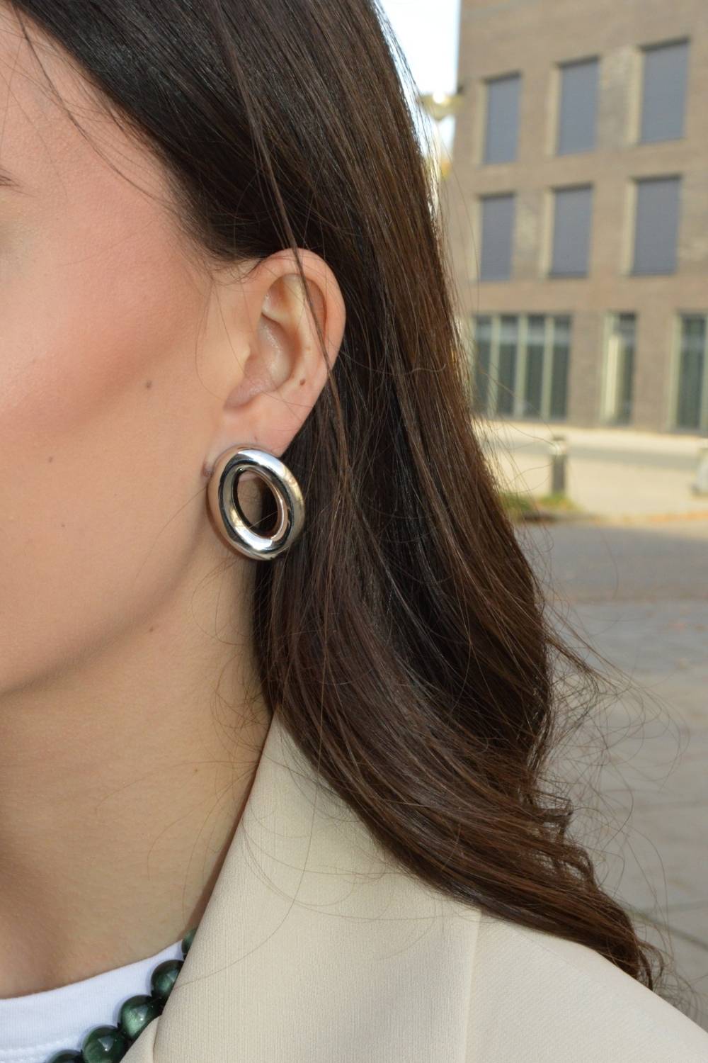 Bold Loop Oorbellen | Goud