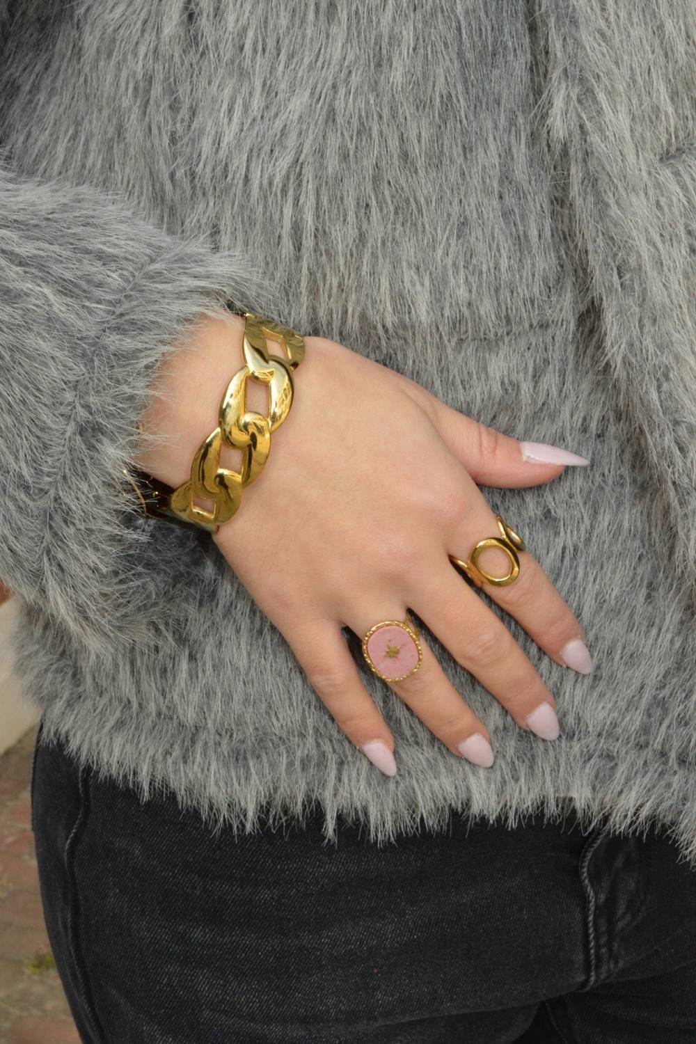 Luxe Chain Armband | Goud