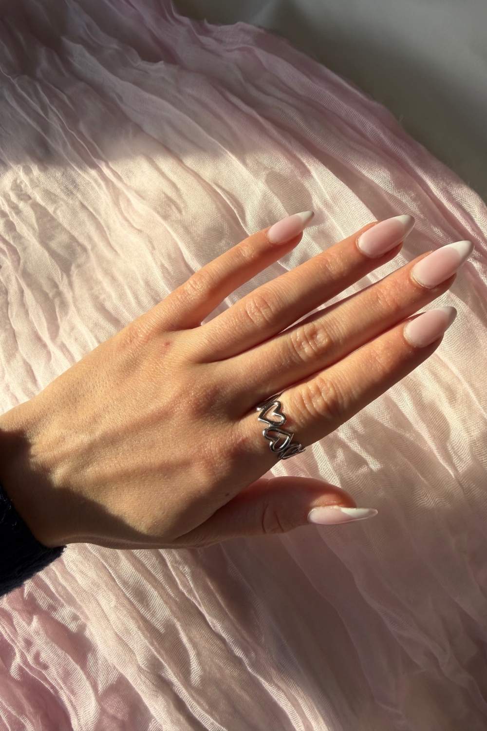 Open heart ring | Zilver