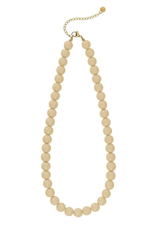 Classy kralenketting | Beige