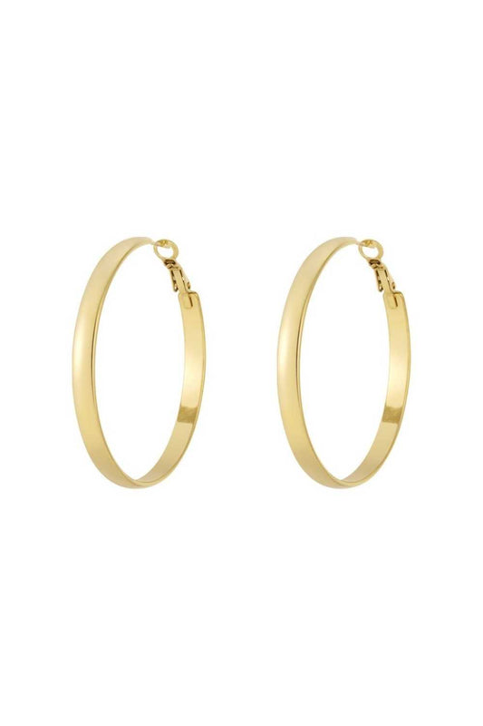 Big hoops oorbellen | Goud