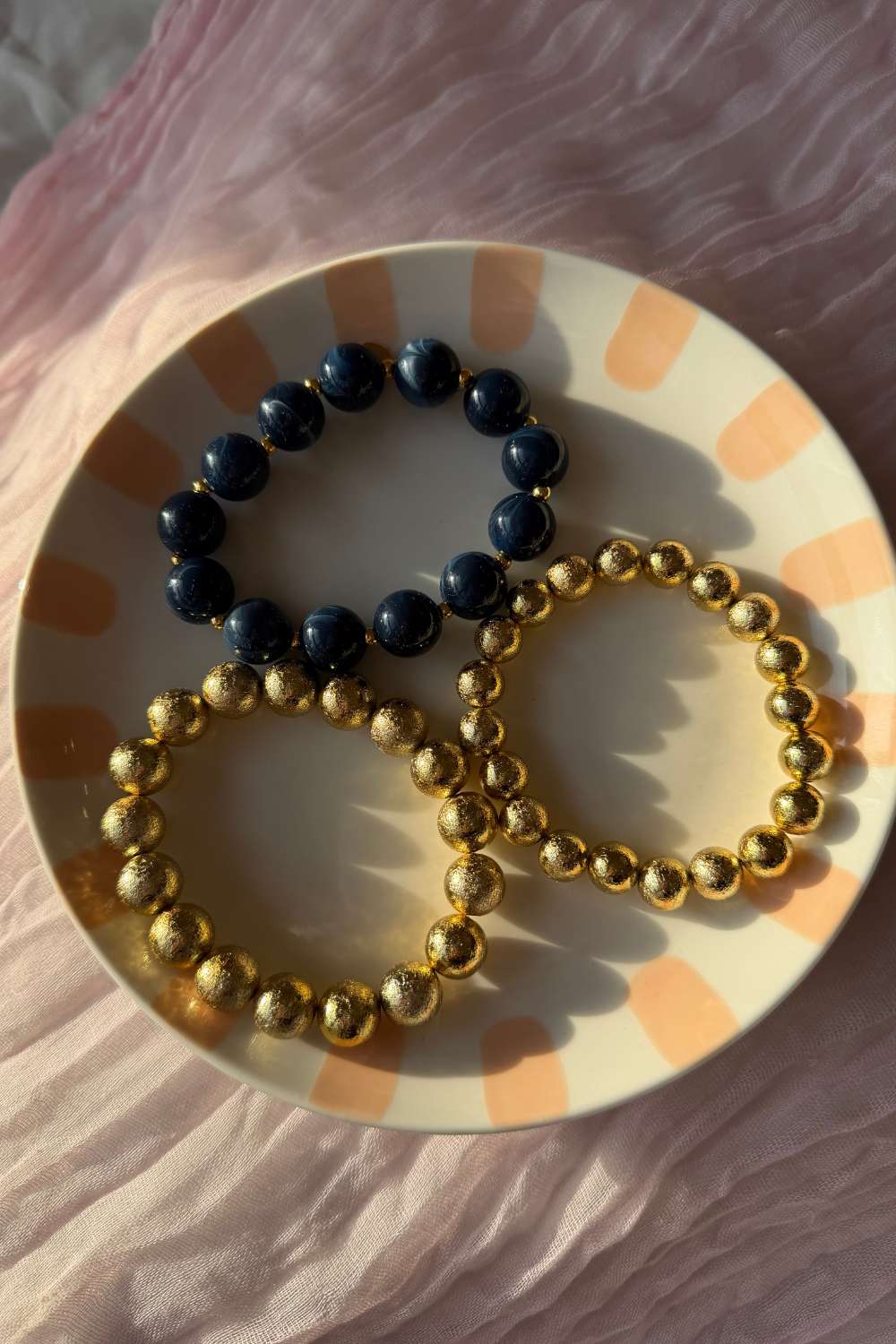 Midnight glow armband | Blauw