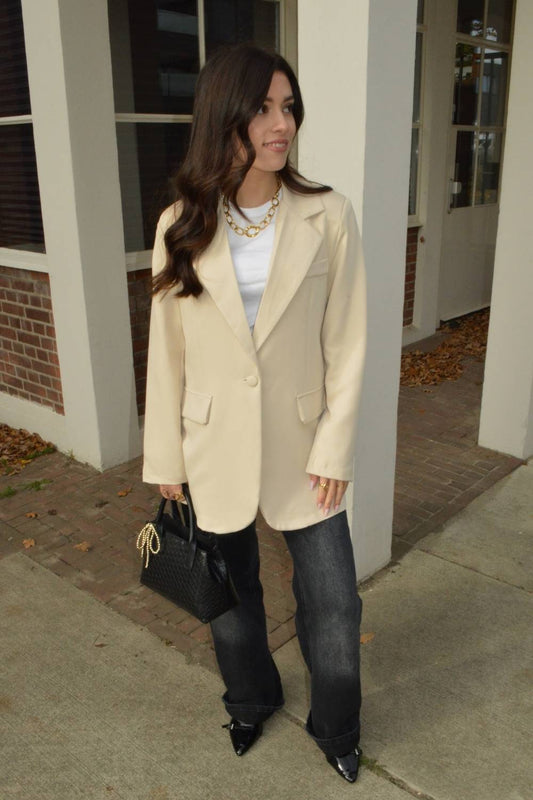 The Statement Blazer | Beige
