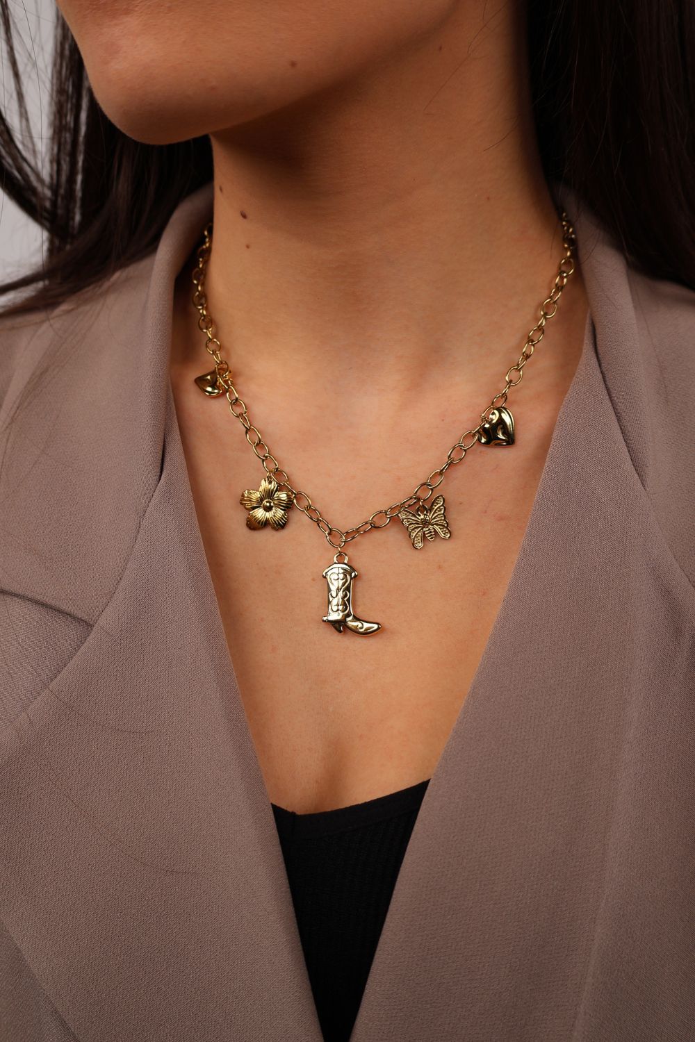 Bedelketting cowboy | Goud