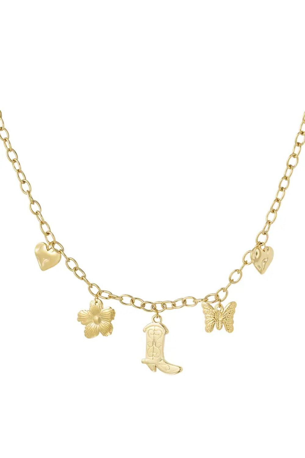 Bedelketting cowboy | Goud