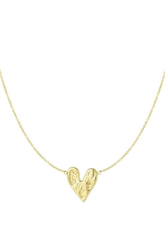 Cute heart ketting – Goud