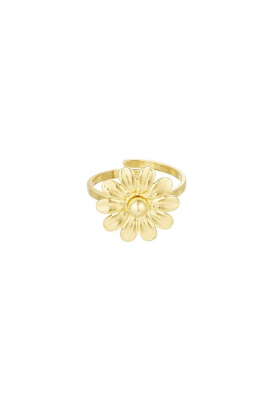 Flower ring | Goud