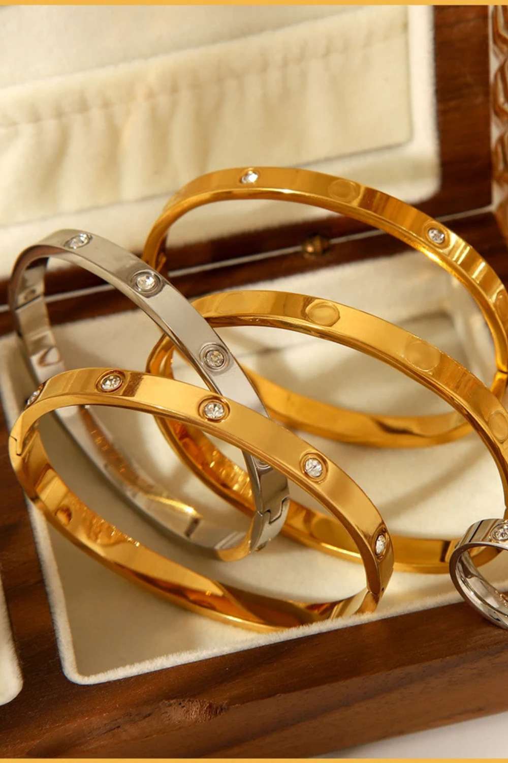 Sparkle bangle | Goud