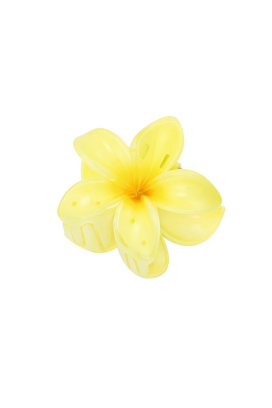 Flower haarclip | Geel