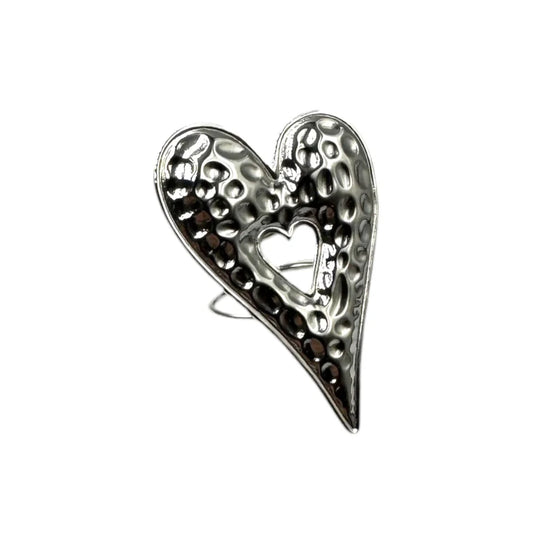 Hart ring | Zilver