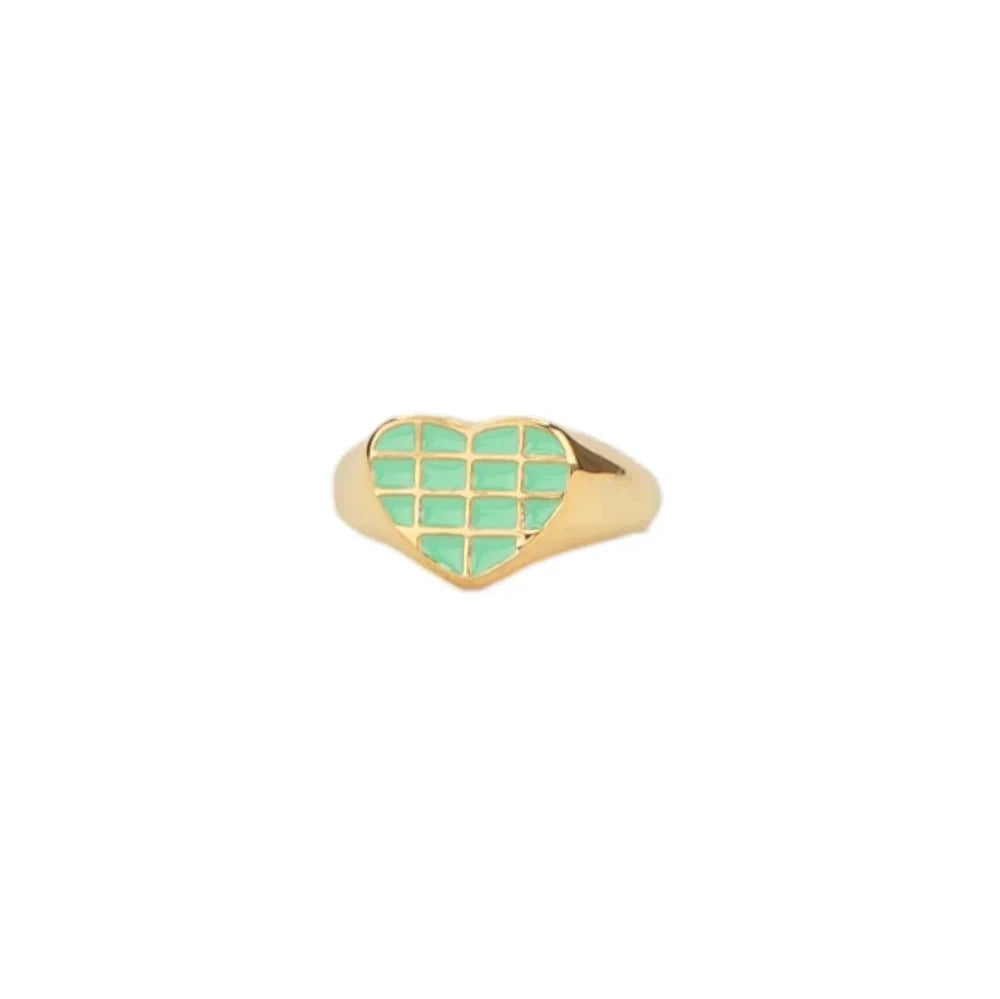 Ring hart | Groen