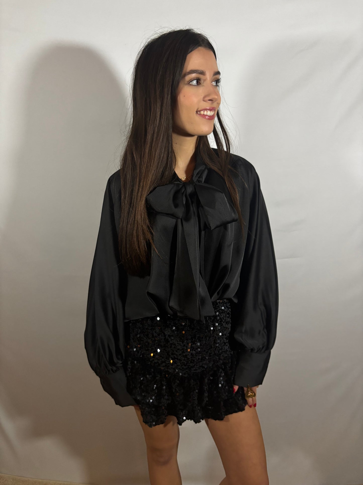 Lily glitter rokje | Zwart