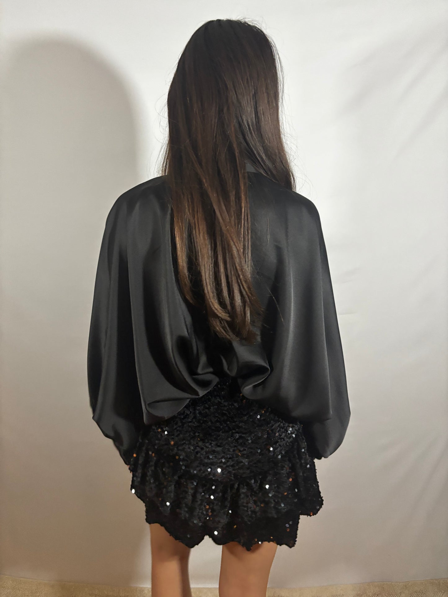 Lily glitter rokje | Zwart