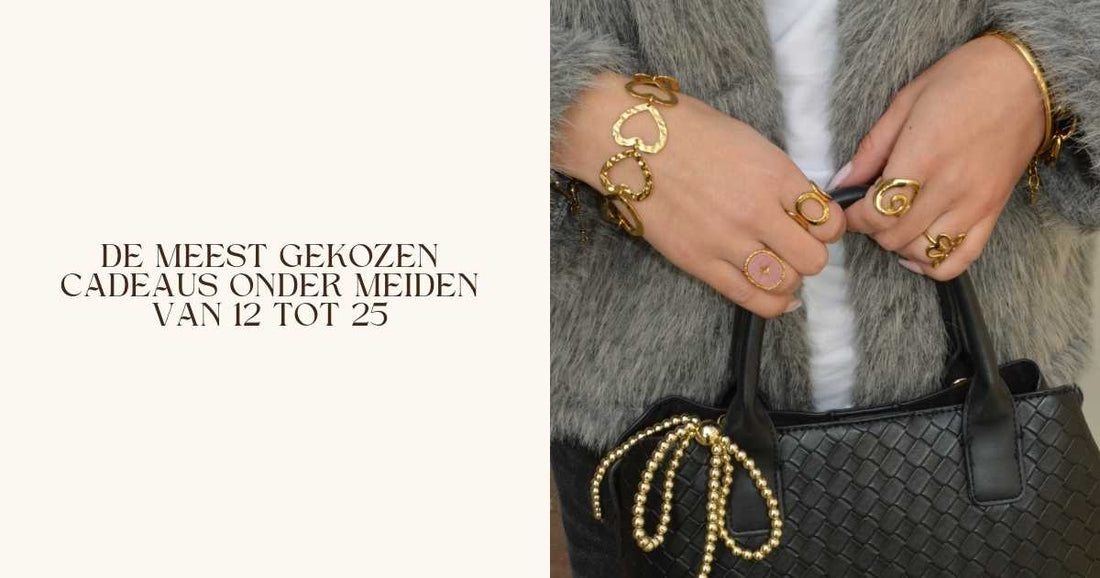 De meest gekozen cadeaus onder meiden van 12 tot 25