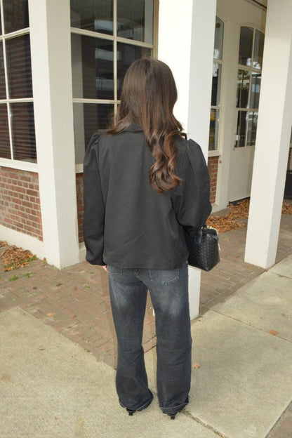 The Office Look Blazer | Zwart