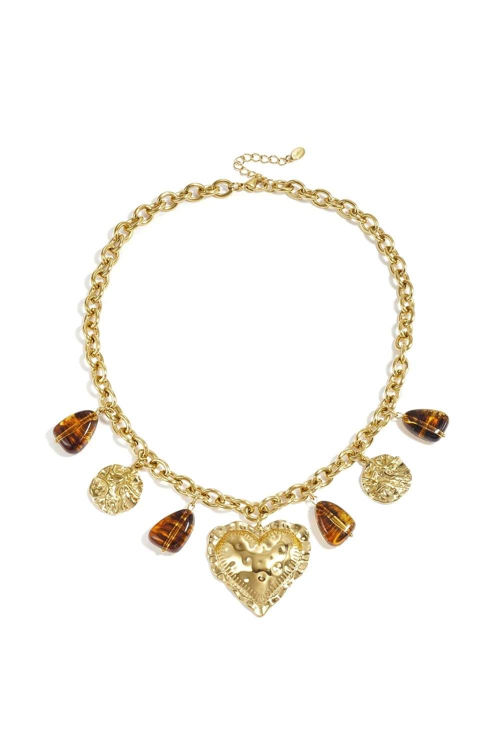 Love me charm ketting | Goud