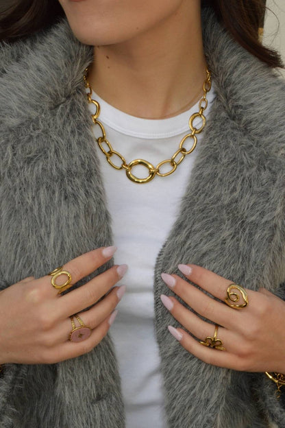 Statement Chain Ketting | Goud