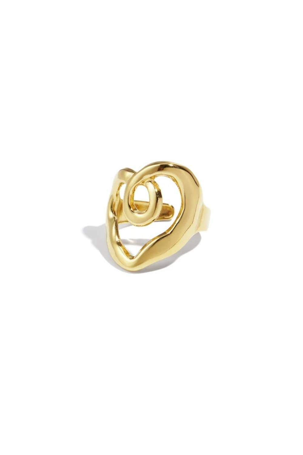 Heartflow Ring | Goud