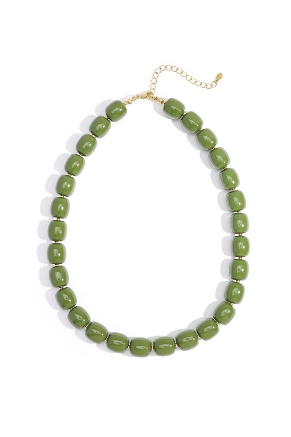 Olive Glow Ketting | Olijfgroen