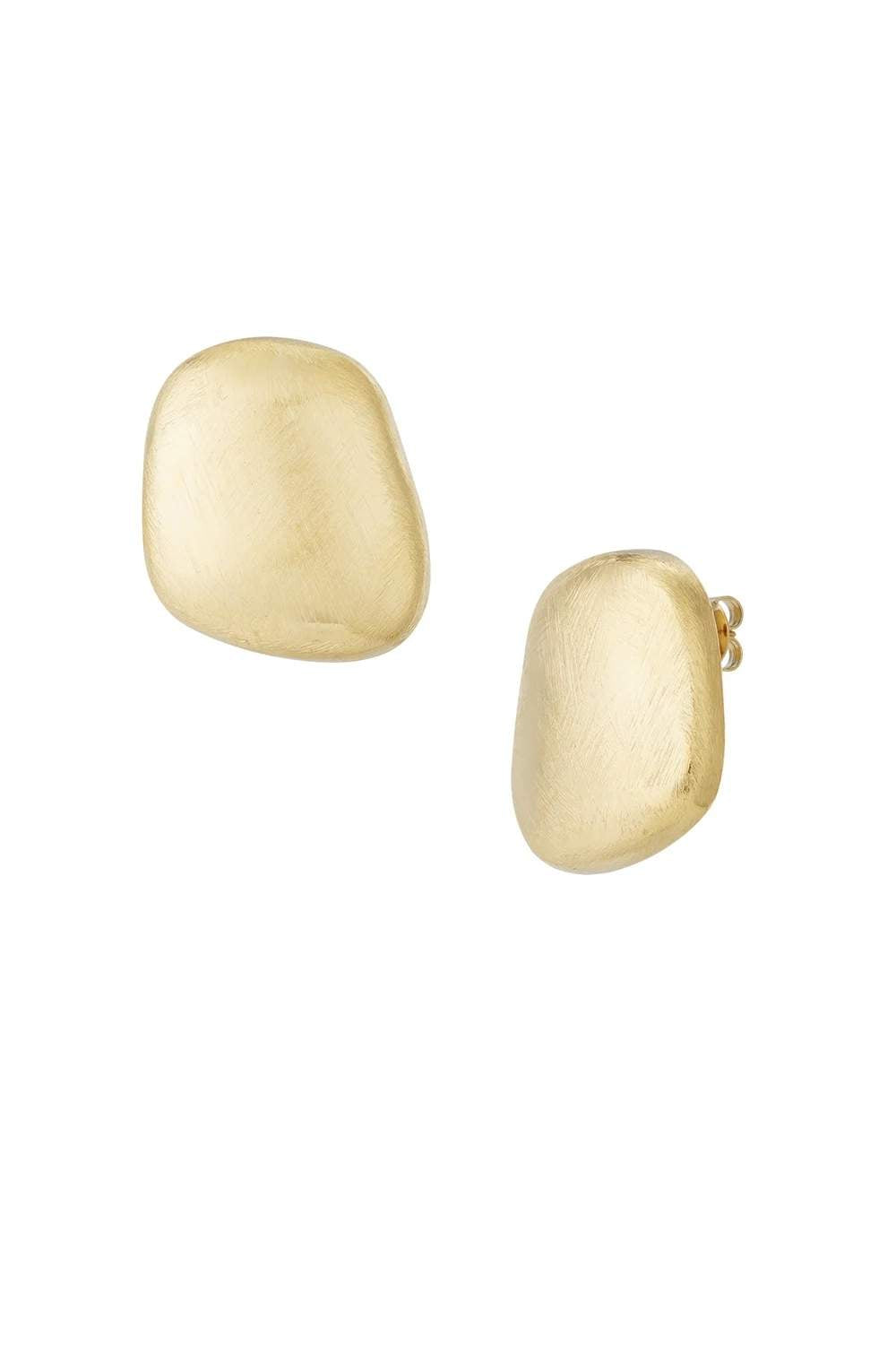 Statement stud oorbellen | Goud