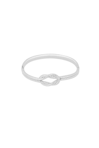 Twisted Knot Armband | Zilver