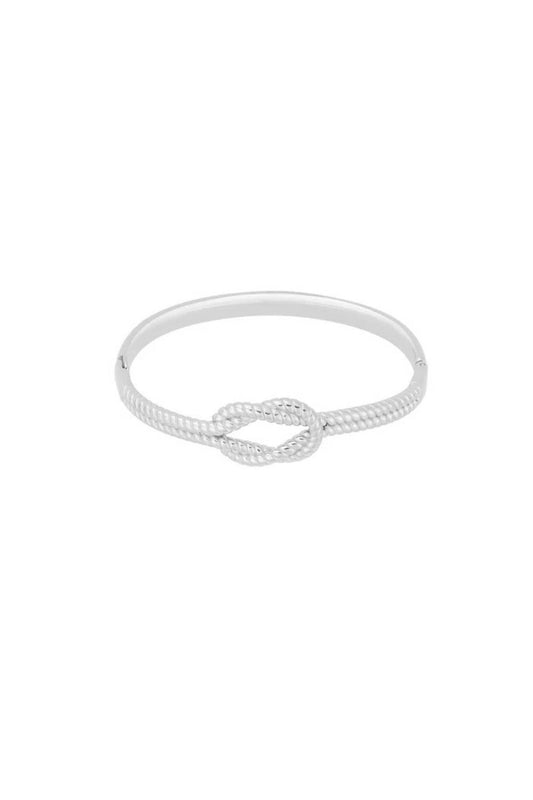 Twisted Knot Armband | Zilver