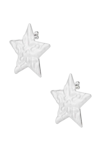 Star glow oorbellen | ZIlver