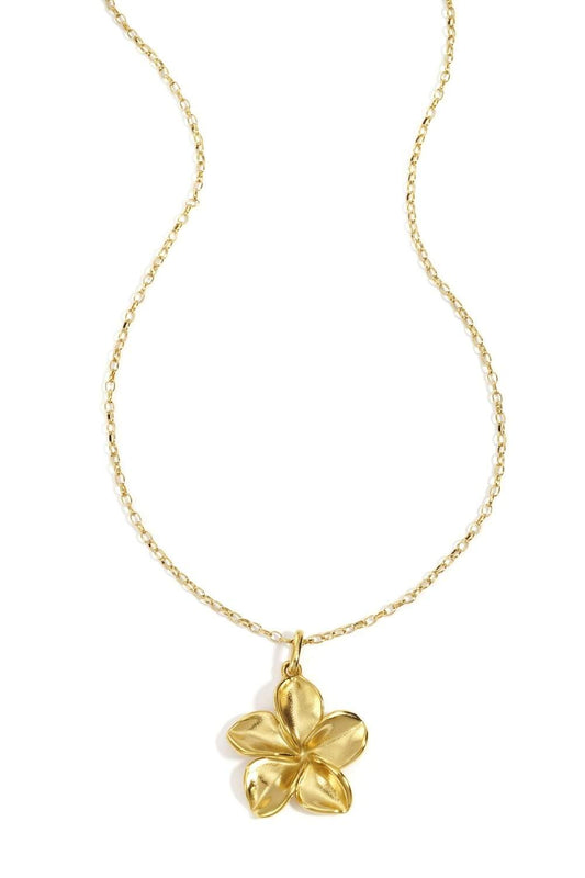 Golden flower ketting | Goud