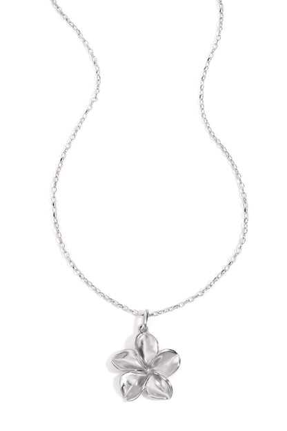Silver flower ketting | Zilver