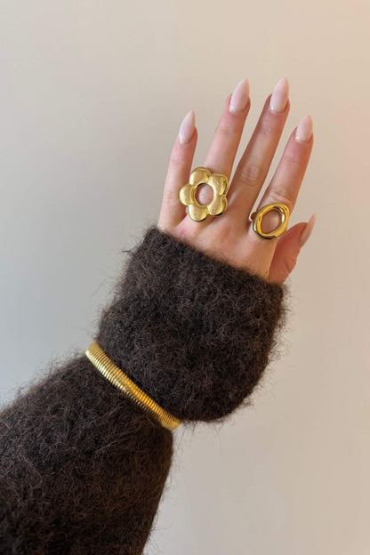 Bold flex armband | Goud