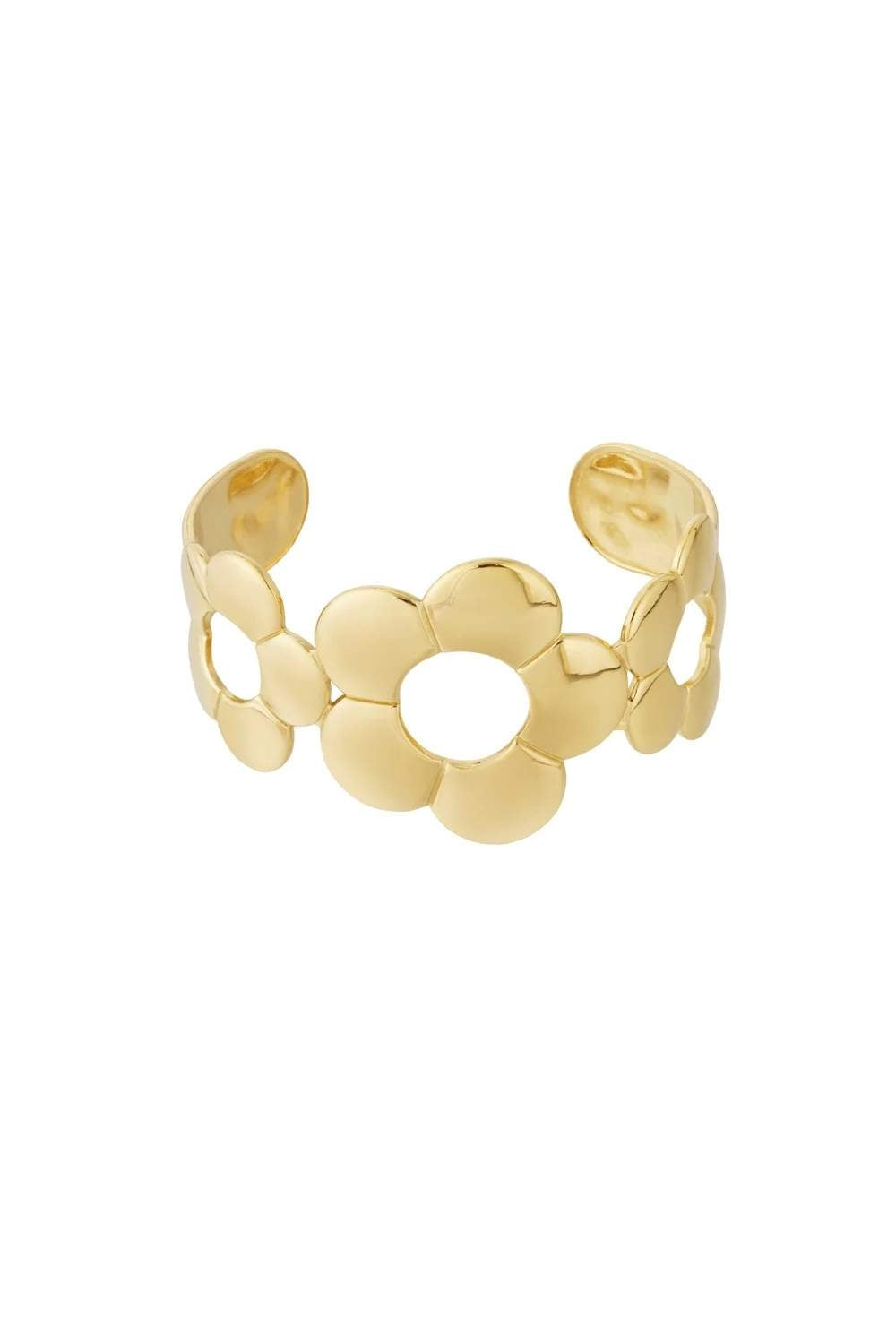 Golden bloom armband | Goud