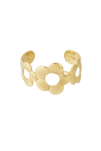 Golden bloom armband | Goud