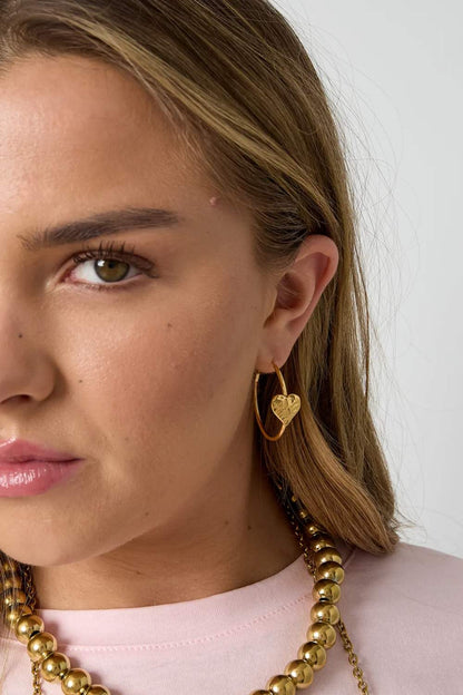 Statement Heart Hoops