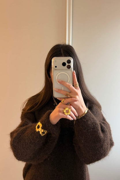 Golden bloom armband | Goud