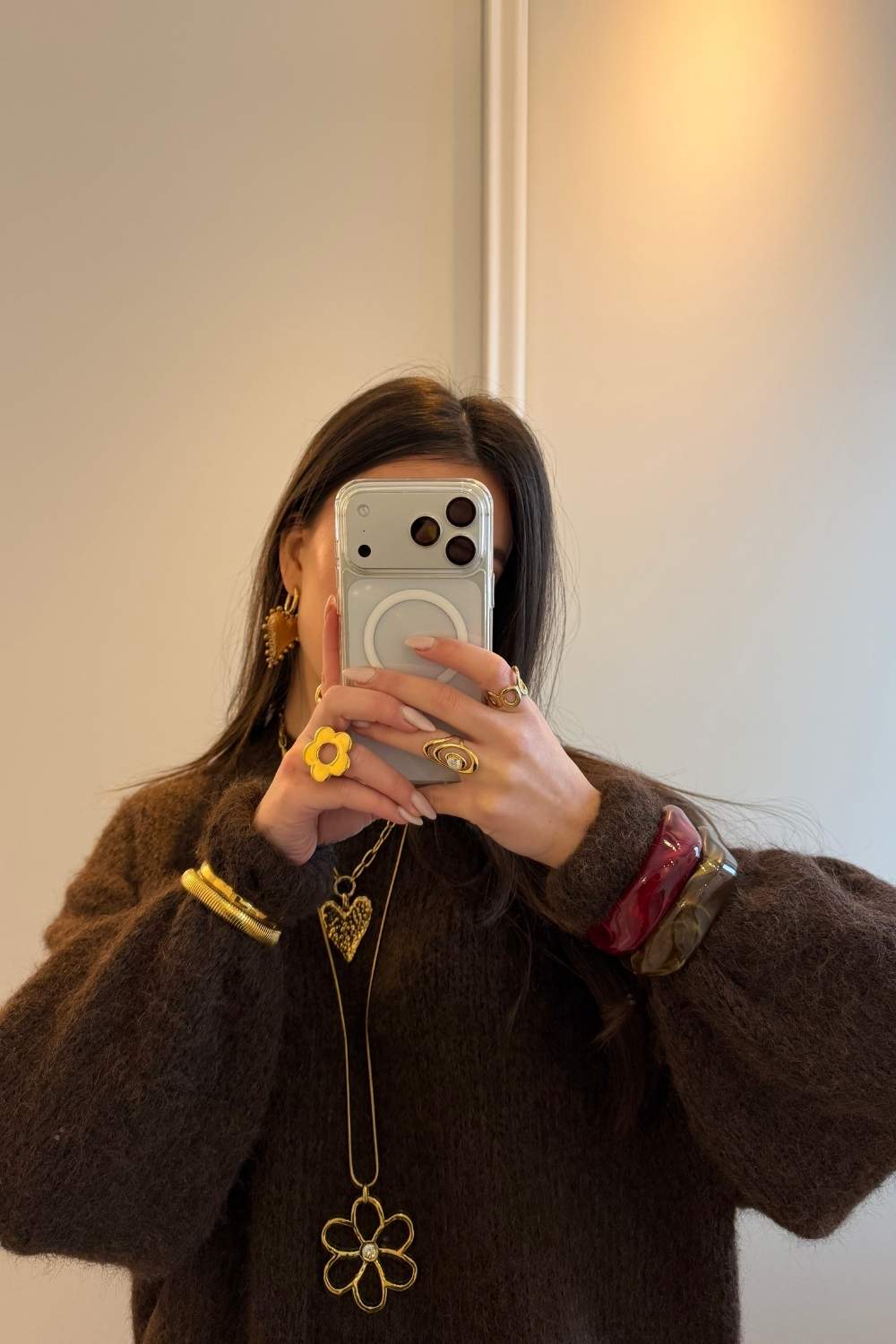 Golden bloom ketting | Goud