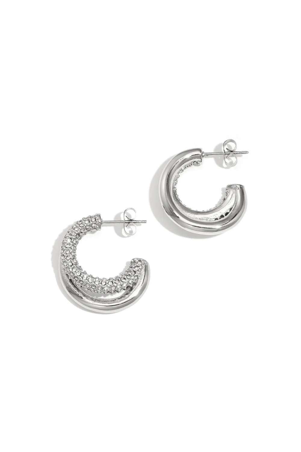 Shining hoops | Zilver
