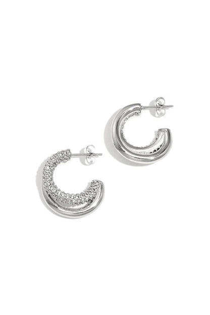 Shining hoops | Zilver