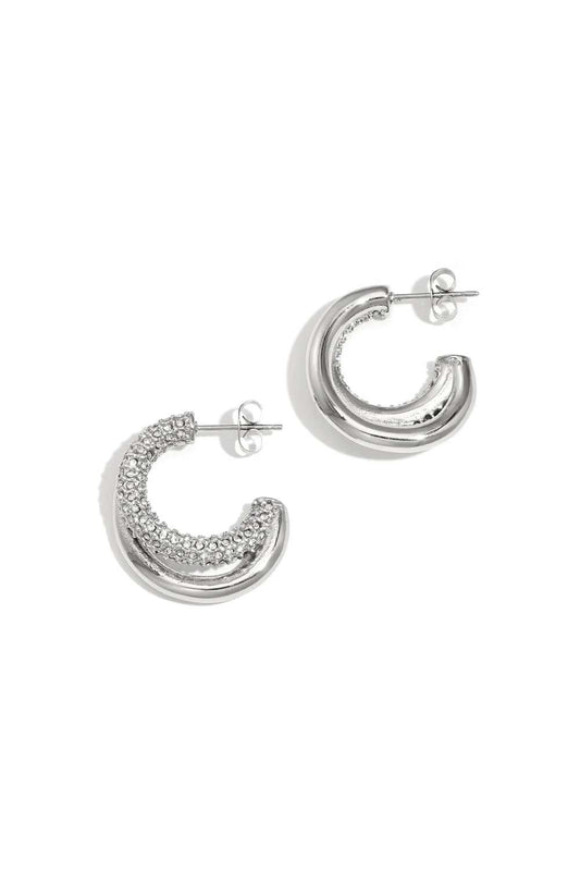 Shining hoops | Zilver