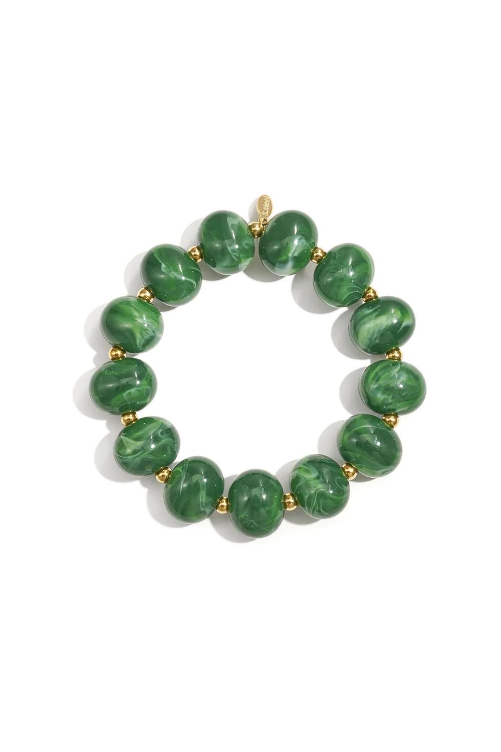 Iconic beads armband | Groen