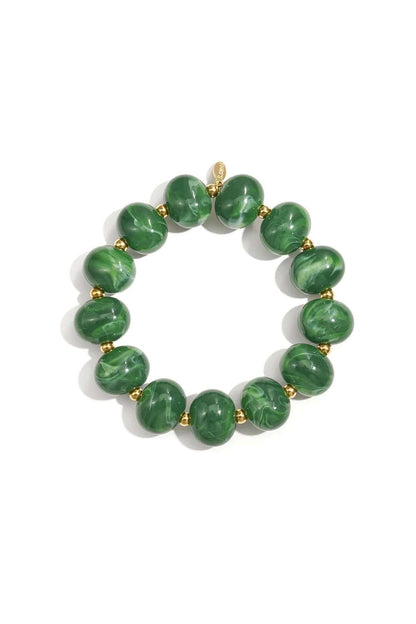 Iconic beads armband | Groen