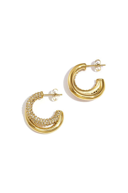 Shining hoops | Goud