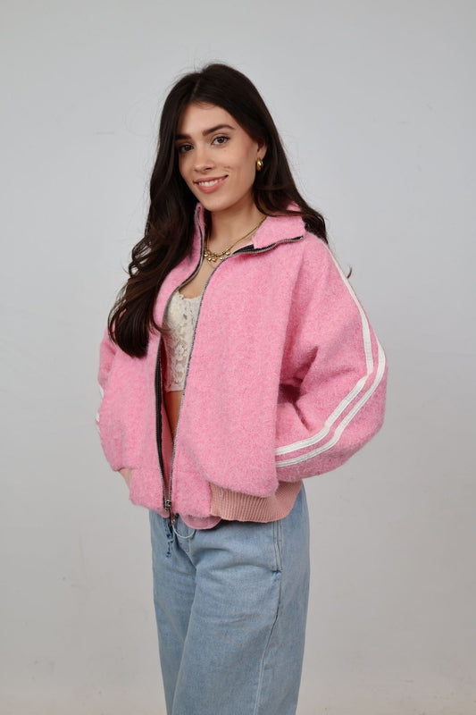 Teddy jasje | Roze